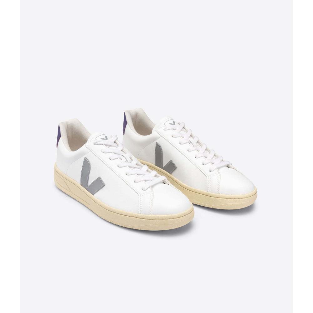 Pantofi Dama Veja URCA CWL White/Grey/Purple | RO 568JPQ